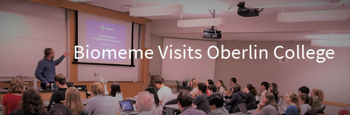 Biomeme Visits Oberlin College